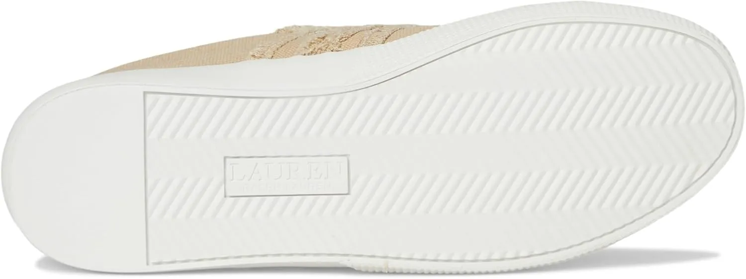 Lauren Ralph Lauren Women's Janson Frayed Canvas Sneakers