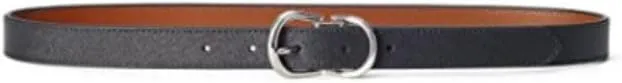 Lauren Ralph Lauren Women's Reversible Crosshatch Leather Belt