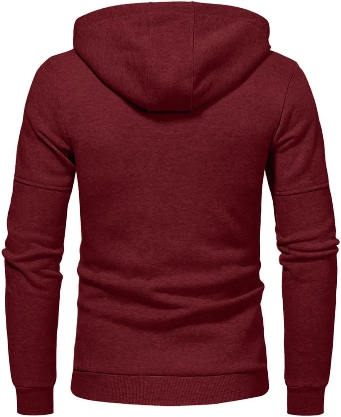 LCMTWX Men's Fashion Hoodies & Sweatshirts Solid Hooded Sweater Top Zip Up Unisex Cool Pullover Hoody Full Zip Long Sleeve