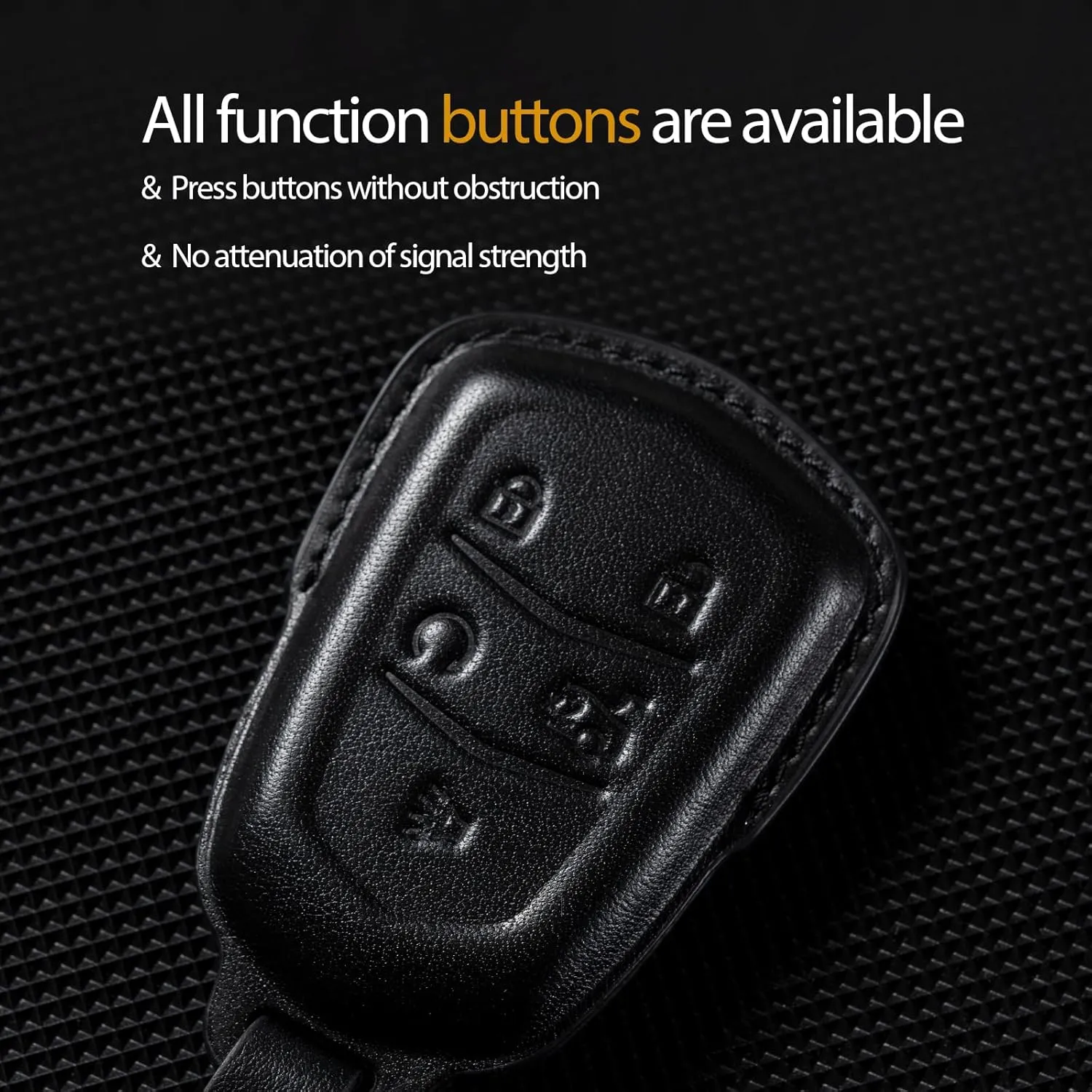 Leather Cadillac Key Fob Cover Keychain Holder car Key case Protector ATS CT6 CTS XTS XT4 XT5 XT6 Accessories