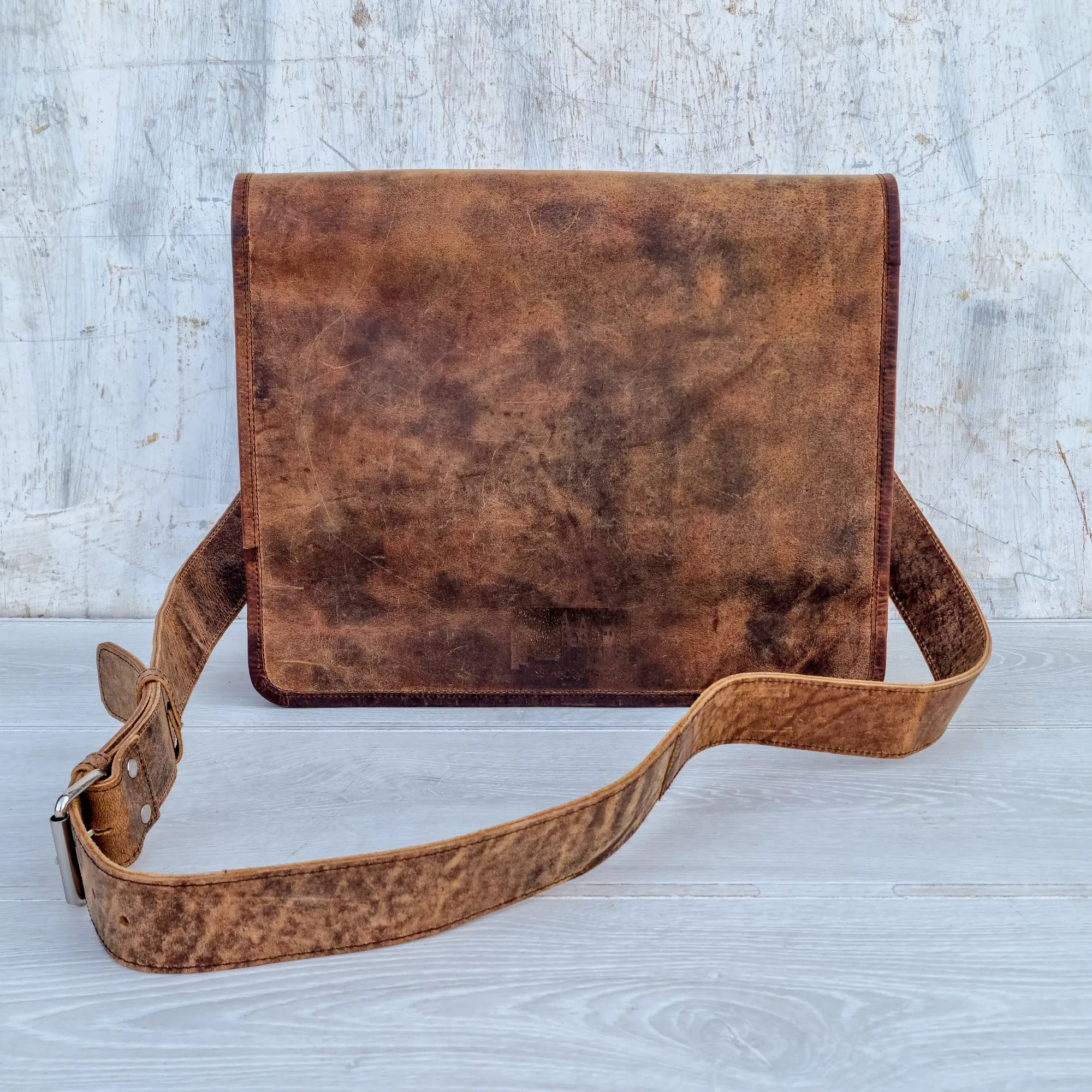 Leather Messenger Bag 15 Inch St Andrews
