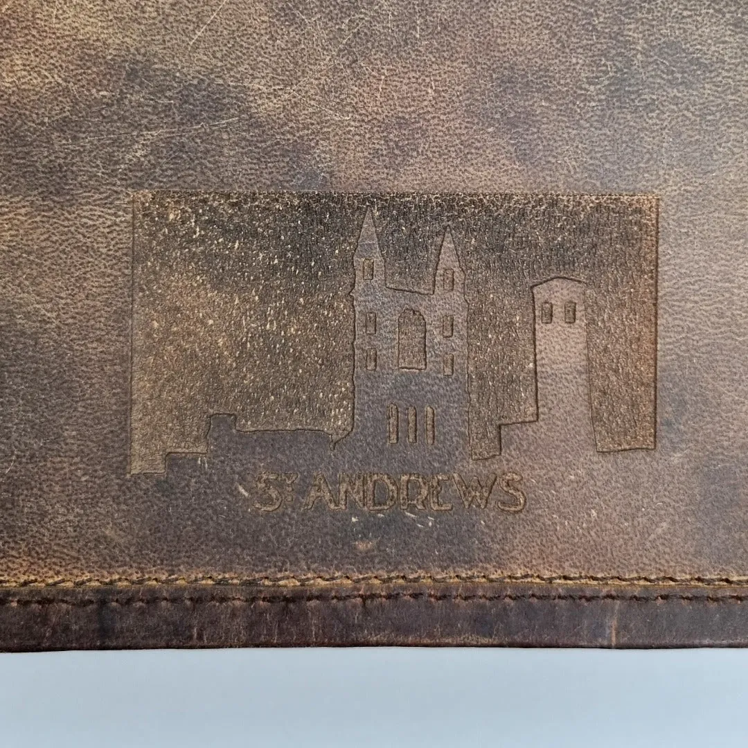 Leather Messenger Bag 15 Inch St Andrews