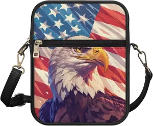 Leather Messenger Bag for Women Men Crossbody Bag Shoulder Bag Sling Travel Bag with Zipper Adjustable Strap