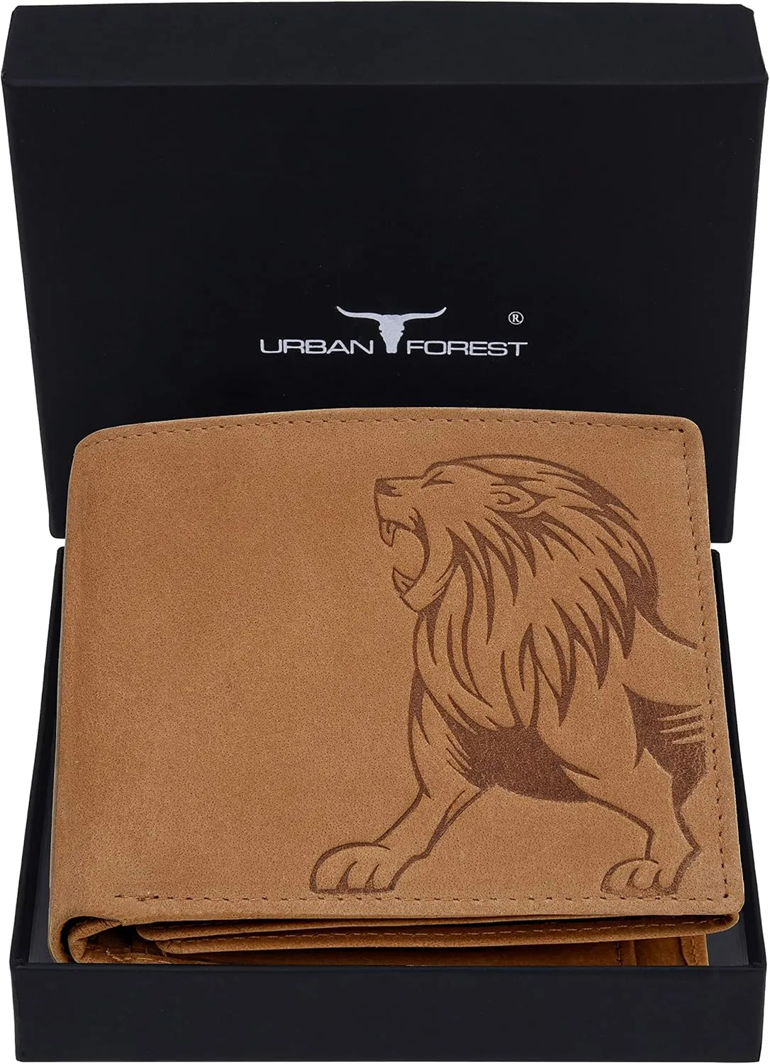 Leo Leather Wallet for Men, Vintage Cognac, Vintage