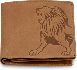 Leo Leather Wallet for Men, Vintage Cognac, Vintage