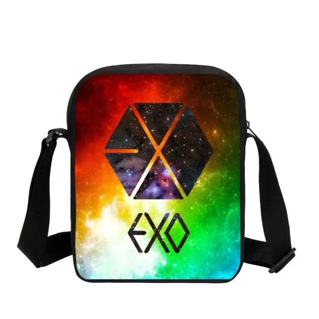 Letter Summer event Crossbody Boys Printed Efficient School Messenger Fashion 3D Bags Fashion EXO Bag