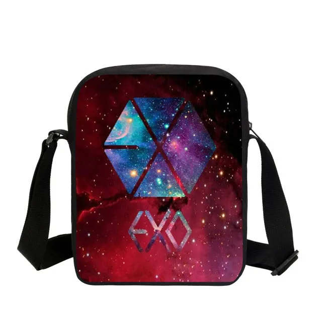 Letter Summer event Crossbody Boys Printed Efficient School Messenger Fashion 3D Bags Fashion EXO Bag