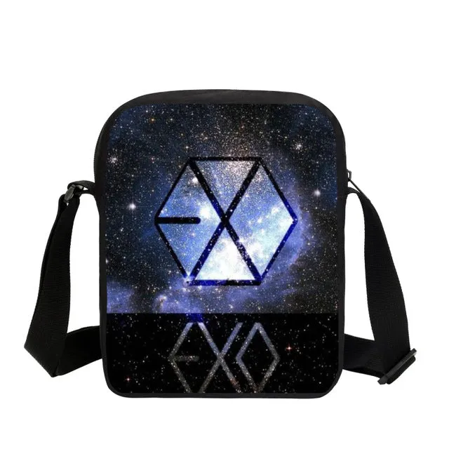 Letter Summer event Crossbody Boys Printed Efficient School Messenger Fashion 3D Bags Fashion EXO Bag
