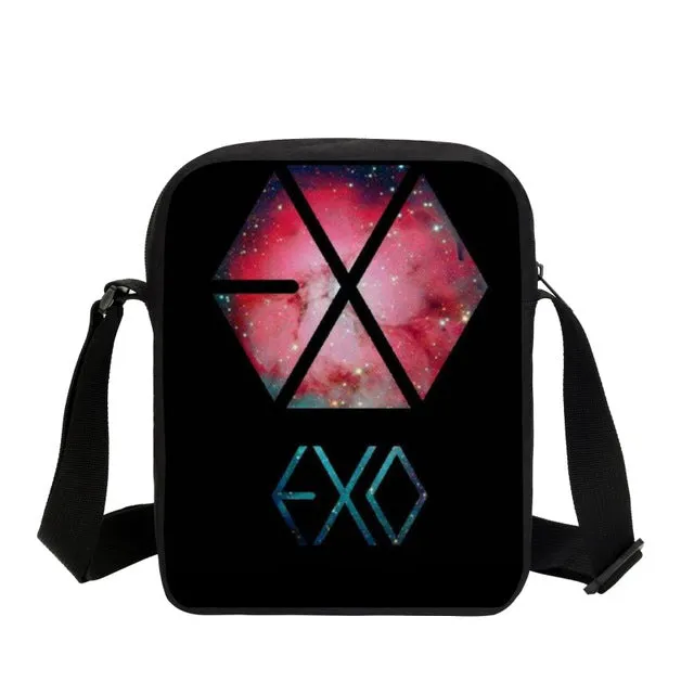 Letter Summer event Crossbody Boys Printed Efficient School Messenger Fashion 3D Bags Fashion EXO Bag