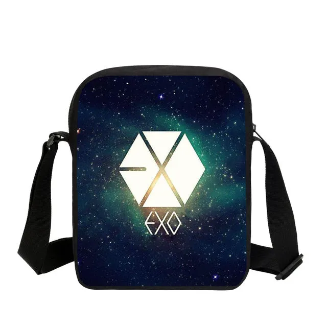 Letter Summer event Crossbody Boys Printed Efficient School Messenger Fashion 3D Bags Fashion EXO Bag