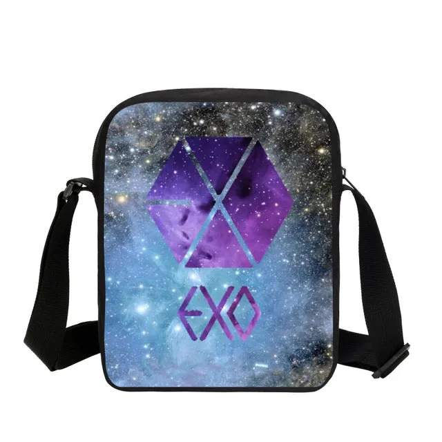 Letter Summer event Crossbody Boys Printed Efficient School Messenger Fashion 3D Bags Fashion EXO Bag