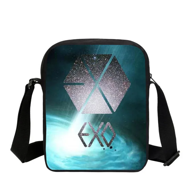 Letter Summer event Crossbody Boys Printed Efficient School Messenger Fashion 3D Bags Fashion EXO Bag