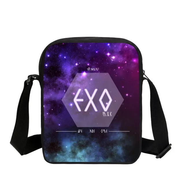 Letter Summer event Crossbody Boys Printed Efficient School Messenger Fashion 3D Bags Fashion EXO Bag