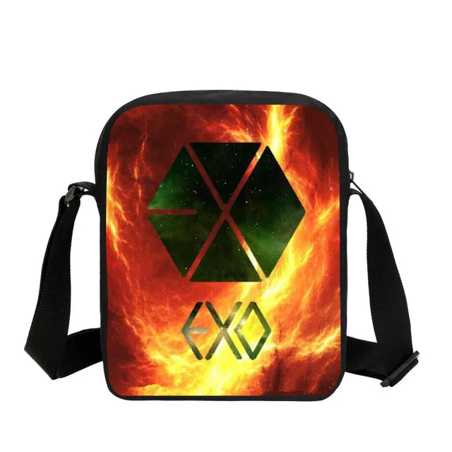 Letter Summer event Crossbody Boys Printed Efficient School Messenger Fashion 3D Bags Fashion EXO Bag