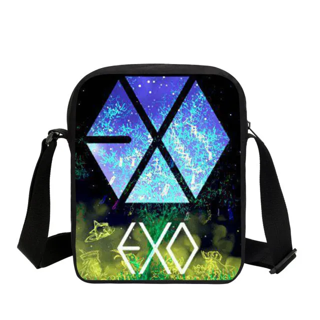 Letter Summer event Crossbody Boys Printed Efficient School Messenger Fashion 3D Bags Fashion EXO Bag