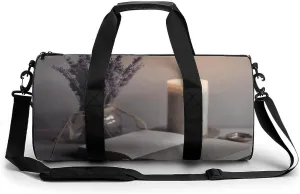 Light A Candle Sport Gym Duffle Travel Bag for Women Men Overnight Weekender Bag with Shoe Compartment,Wet Pocket, 17.7in/9in/9in, style-17