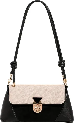 light Luxury Vintage Shoulder Bag for women,Premium Feeling Handbag, large-capacity purse with buckle,for party and dating.