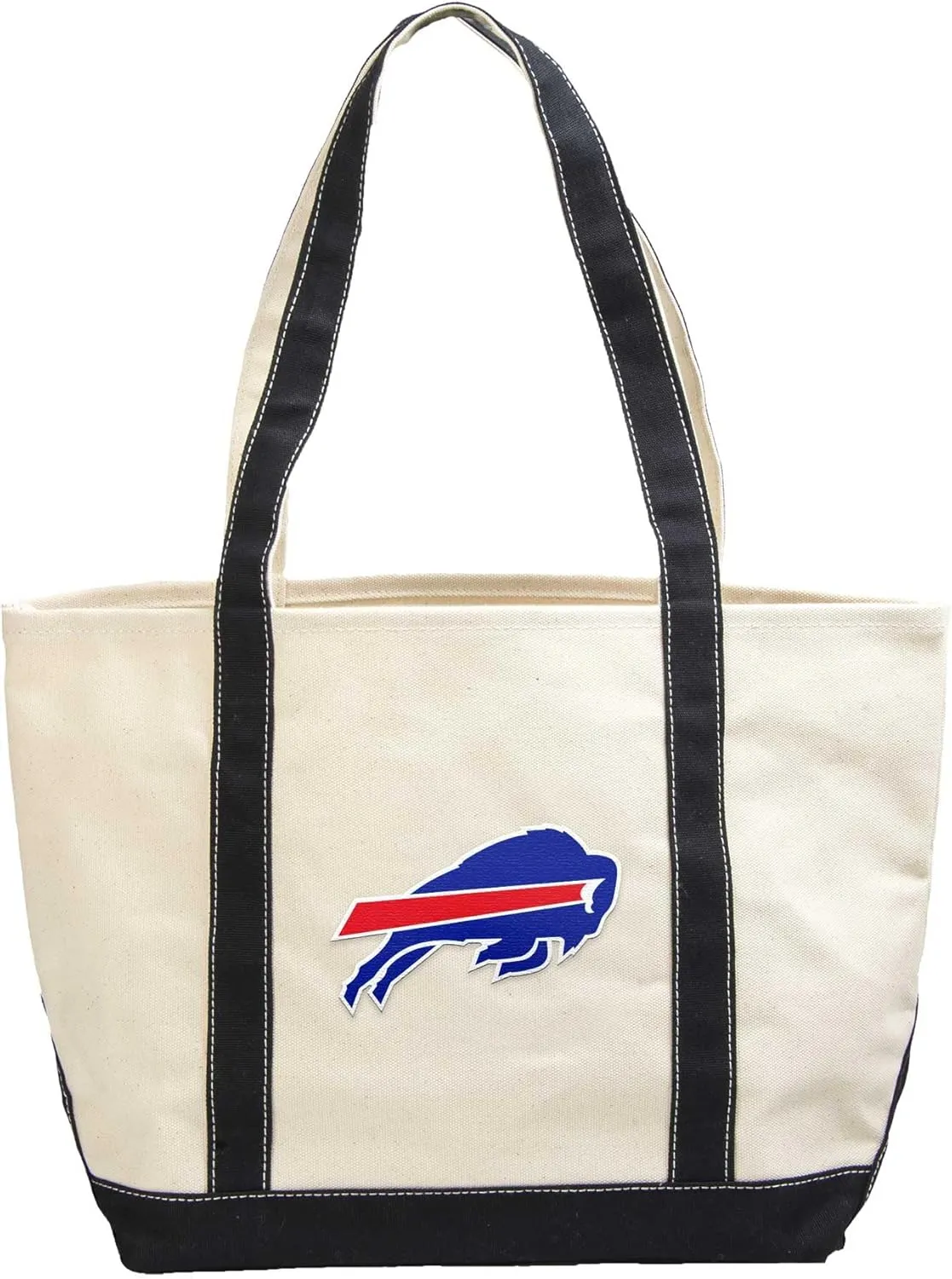 Logo Brands Buffalo Bills Canvas Tote Bag