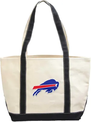 Logo Brands Buffalo Bills Canvas Tote Bag