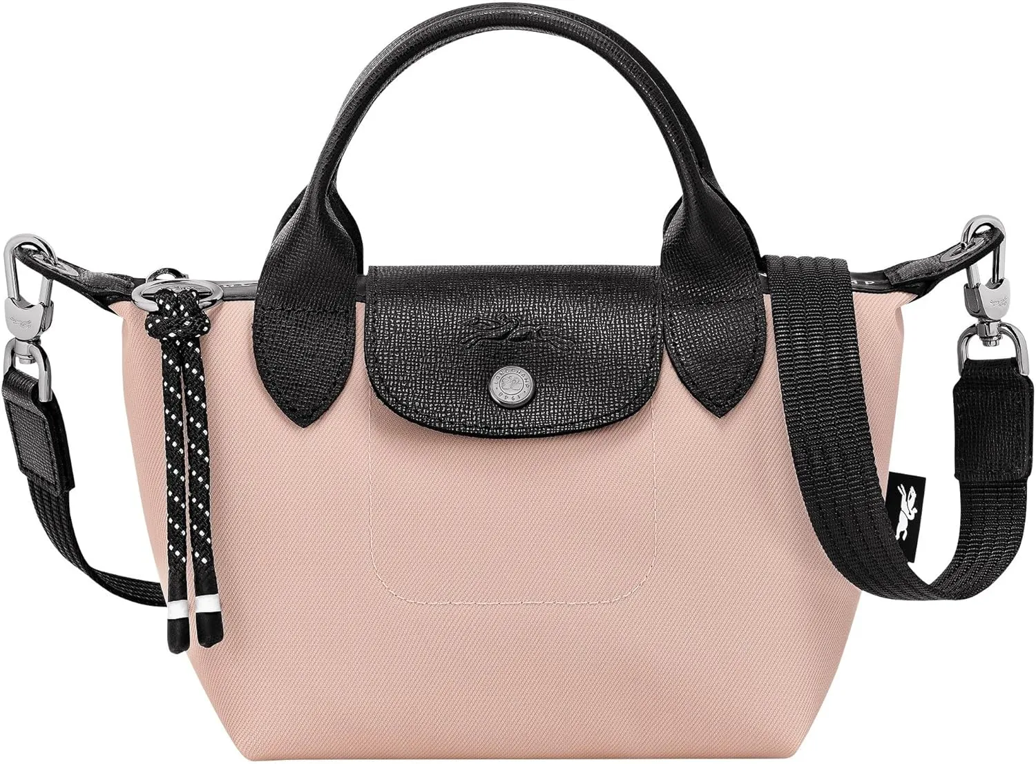 Longchamp 'Le Pliage X-Small Energy Canves Top Handle Tote Shoulder Bag, Nude