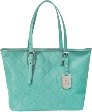 Longchamp Lm Cuir Large Tote Lagoon Blue Bag Leather Handbag Purse Logo New