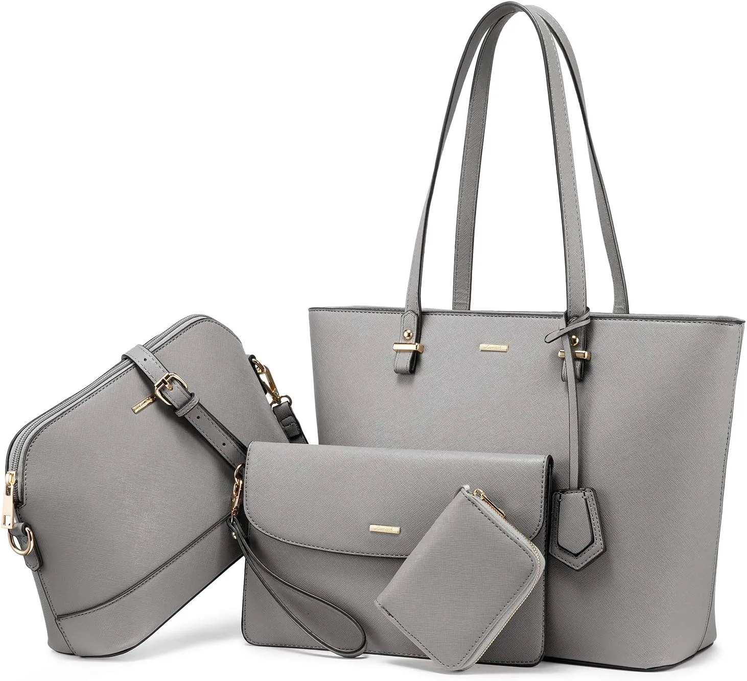 LOVEVOOK Handbags for Women Shoulder Bags Tote Satchel Hobo 3pcs Purse Set