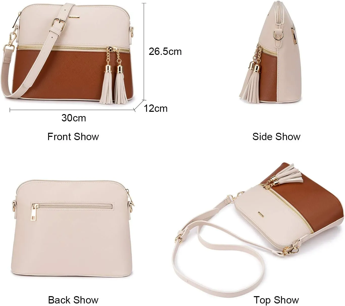 LOVEVOOK Handbags for Women Shoulder Bags Tote Satchel Hobo 3pcs Purse Set