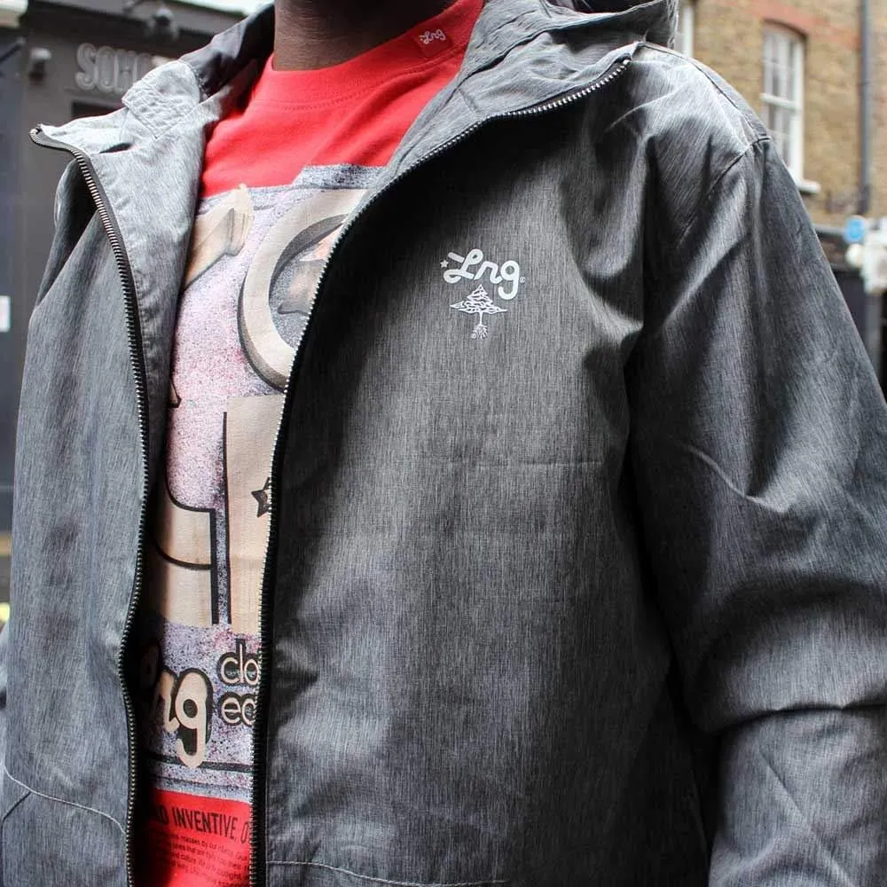 LRG RC Windbreaker Jacket Grey Black