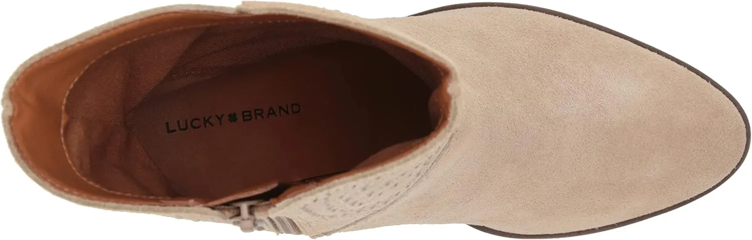 Lucky Brand Women's Lakelon Western Bootie Ankle Boot