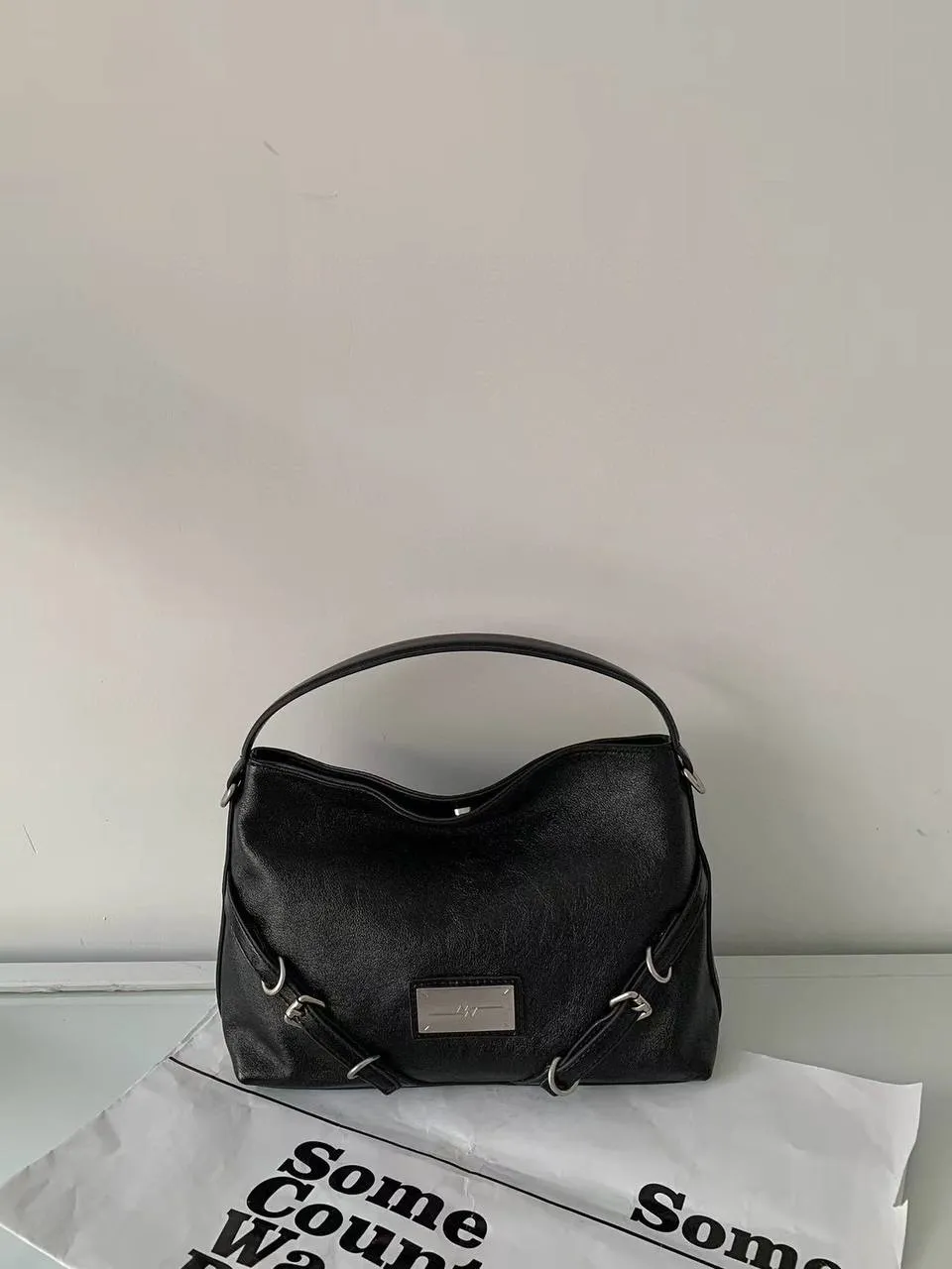 Lustro Luxe — Genuine Leather Bag with Adjustable Strap