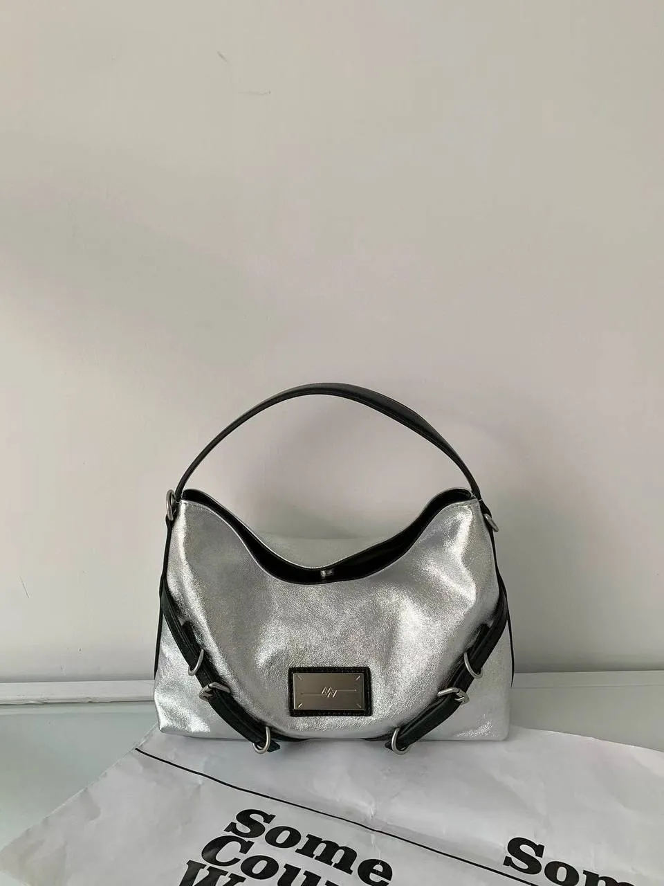 Lustro Luxe — Genuine Leather Bag with Adjustable Strap