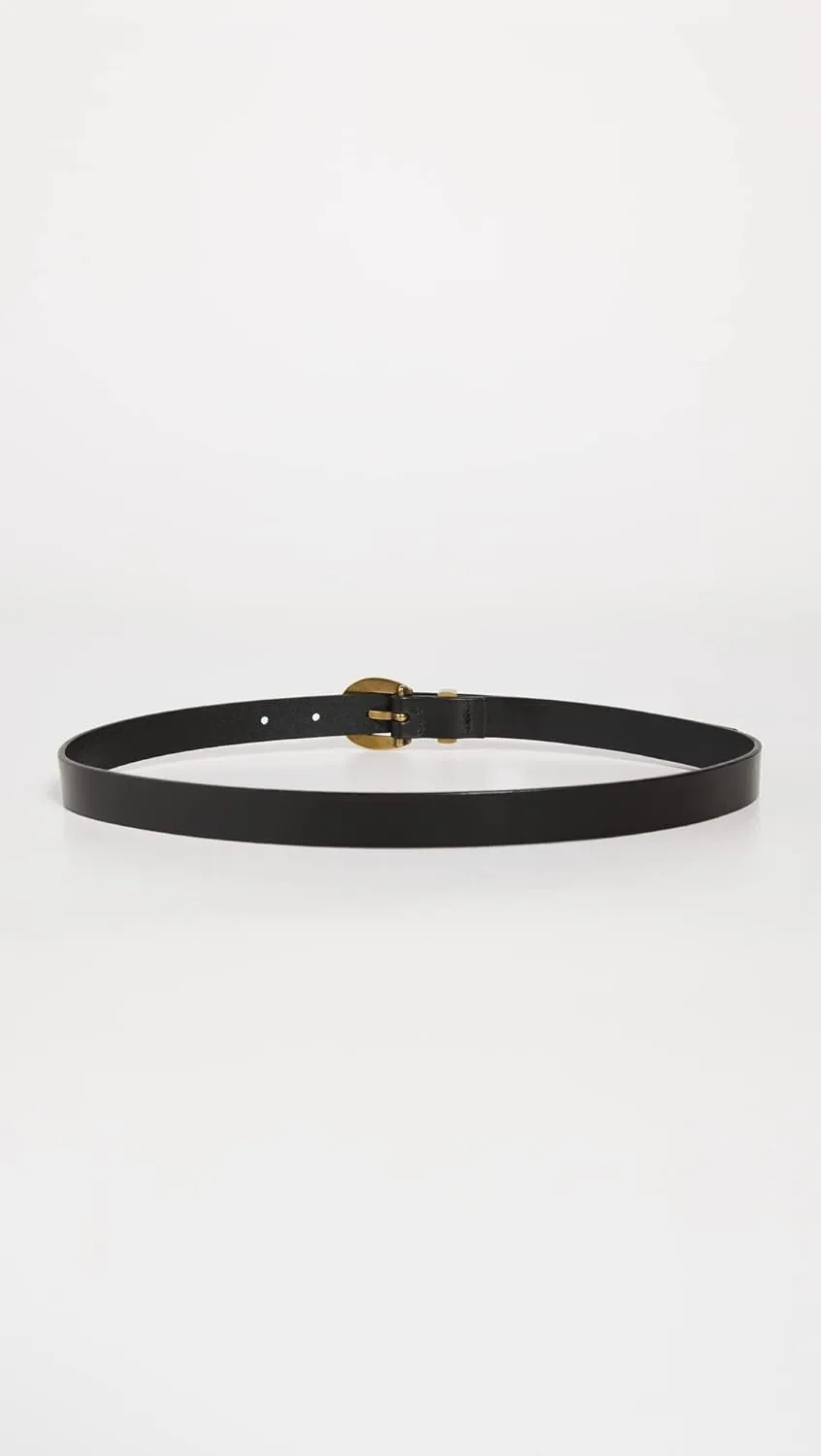 Madewell Women's Chunky Buckle Skinny Leather Belt