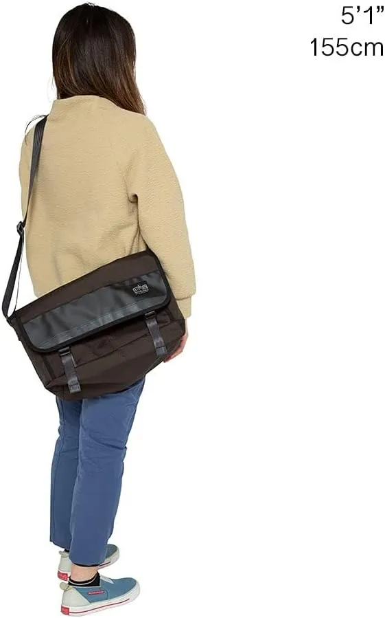Manhattan Portage Hell's Kitchen Messenger Bag With Laptop Divider Large Storage and Multiple Compartments