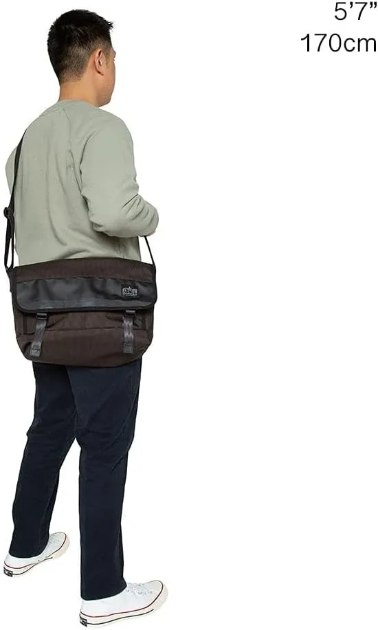 Manhattan Portage Hell's Kitchen Messenger Bag With Laptop Divider Large Storage and Multiple Compartments