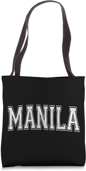 Manila Philippines | Manila Varsity Filipino Tote Bag