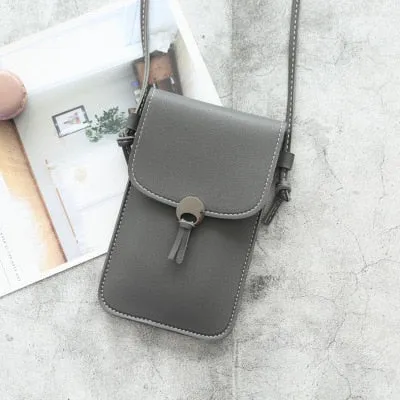 Mara's Dream 2020 New Solid Color Ladies Touch Screen Mobile Phone Bag Shoulder Messenger Bag Fashion Wild Small Bag