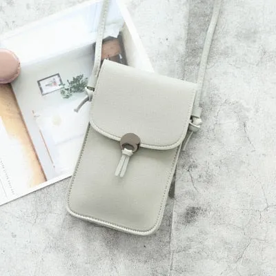 Mara's Dream 2020 New Solid Color Ladies Touch Screen Mobile Phone Bag Shoulder Messenger Bag Fashion Wild Small Bag