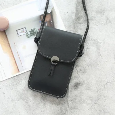 Mara's Dream 2020 New Solid Color Ladies Touch Screen Mobile Phone Bag Shoulder Messenger Bag Fashion Wild Small Bag