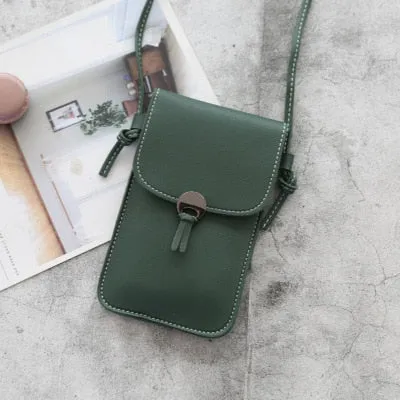 Mara's Dream 2020 New Solid Color Ladies Touch Screen Mobile Phone Bag Shoulder Messenger Bag Fashion Wild Small Bag