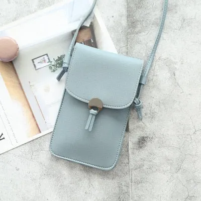 Mara's Dream 2020 New Solid Color Ladies Touch Screen Mobile Phone Bag Shoulder Messenger Bag Fashion Wild Small Bag