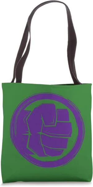 Marvel Avengers Hulk Woodcut Logo Tote Bag