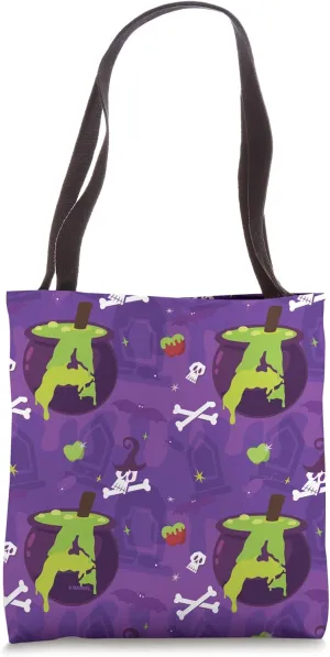 Marvel Avengers Poison Cauldron Halloween Purple Tote Bag