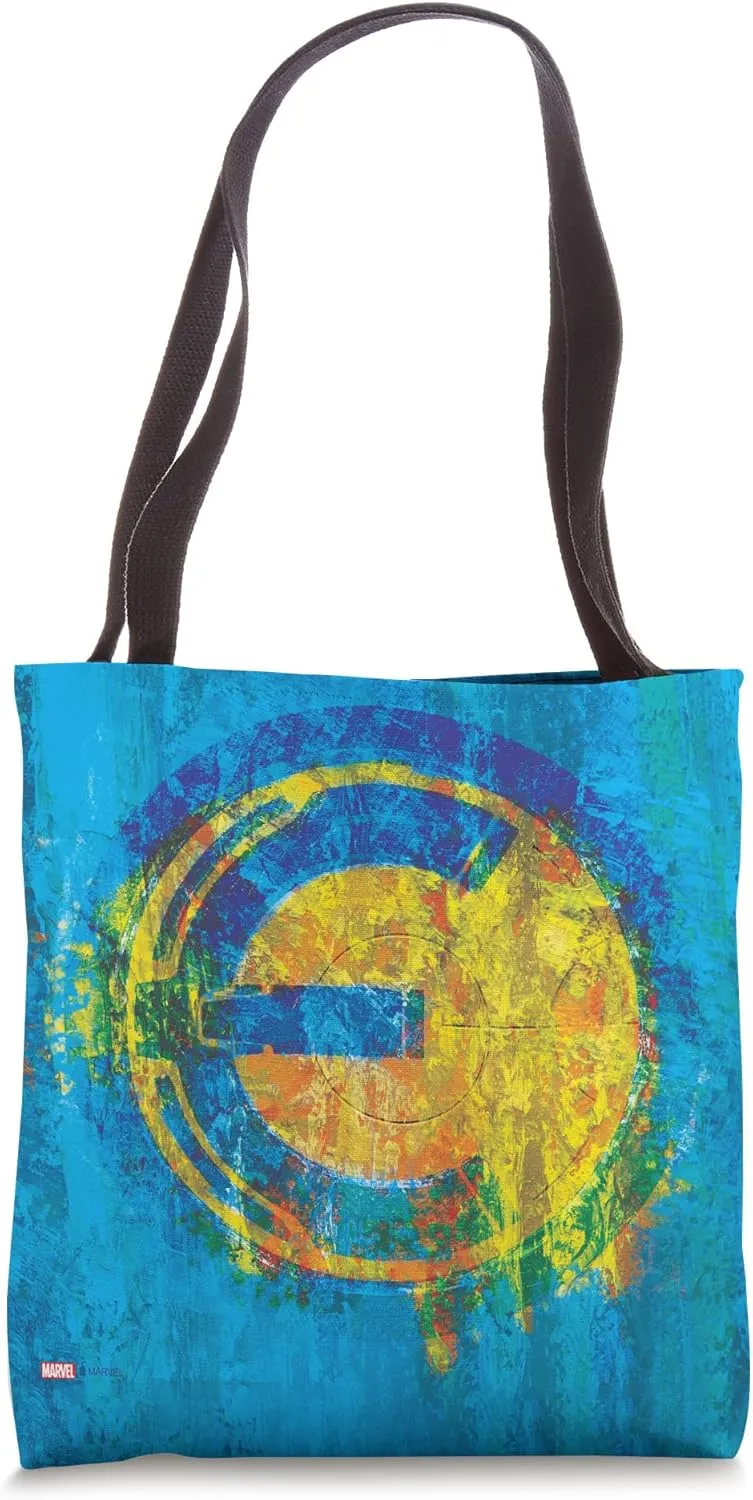 Marvel Eternals Icon Paint Smear Blue Tote Bag