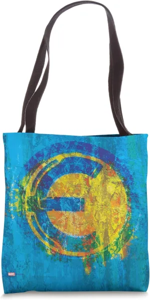 Marvel Eternals Icon Paint Smear Blue Tote Bag