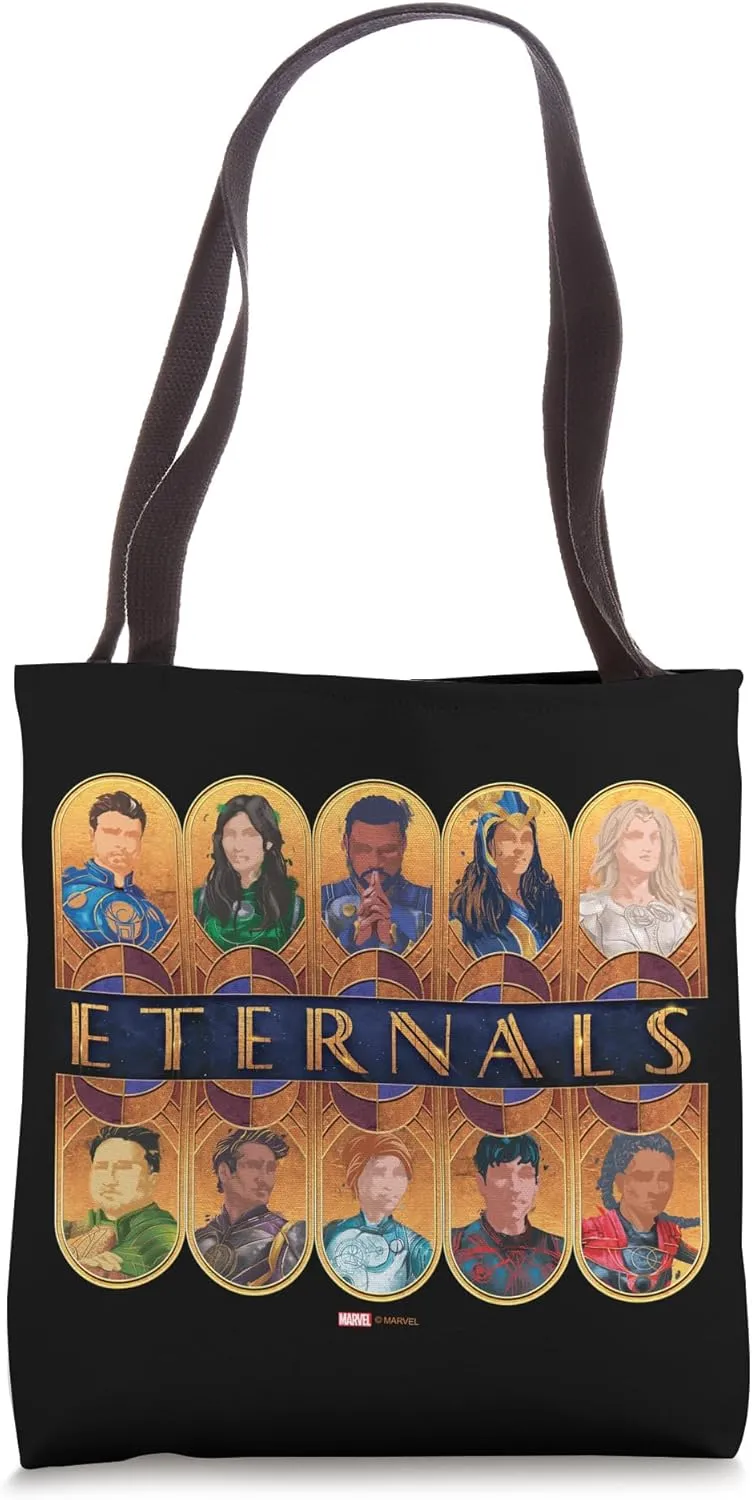 Marvel Eternals Team of Immortal Beings Tote Bag