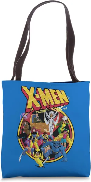 Marvel X-Men Animated Series Retro 90s Tote Bag