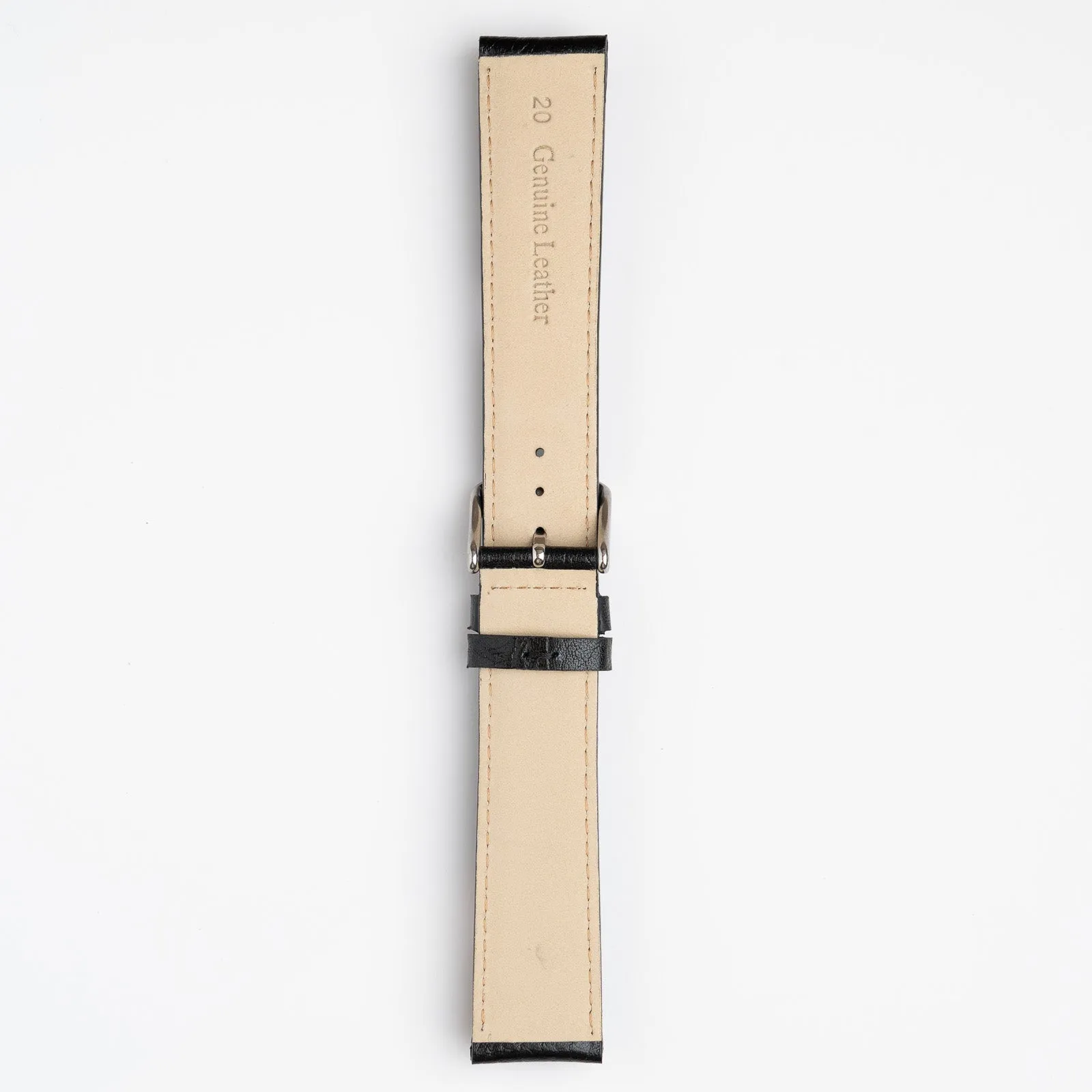 Mayfair Vintage Grain Black Watch Strap