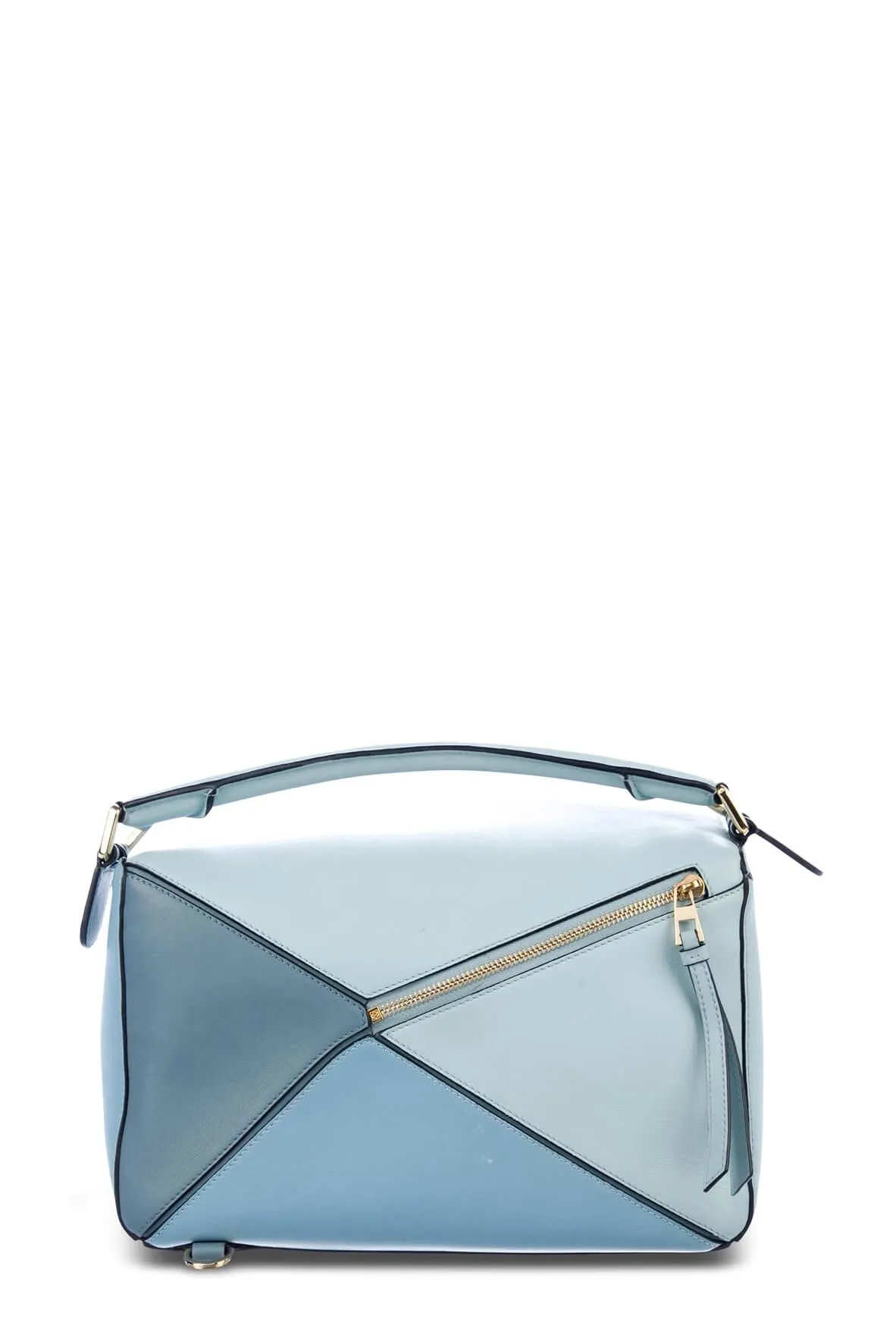 Medium Puzzle Bag Blue Monochrome