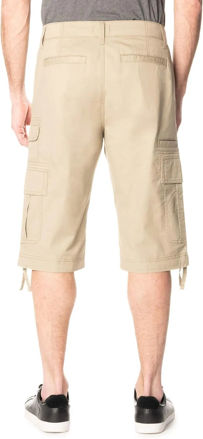 Men's Below The Knee Messenger Cargo Shorts