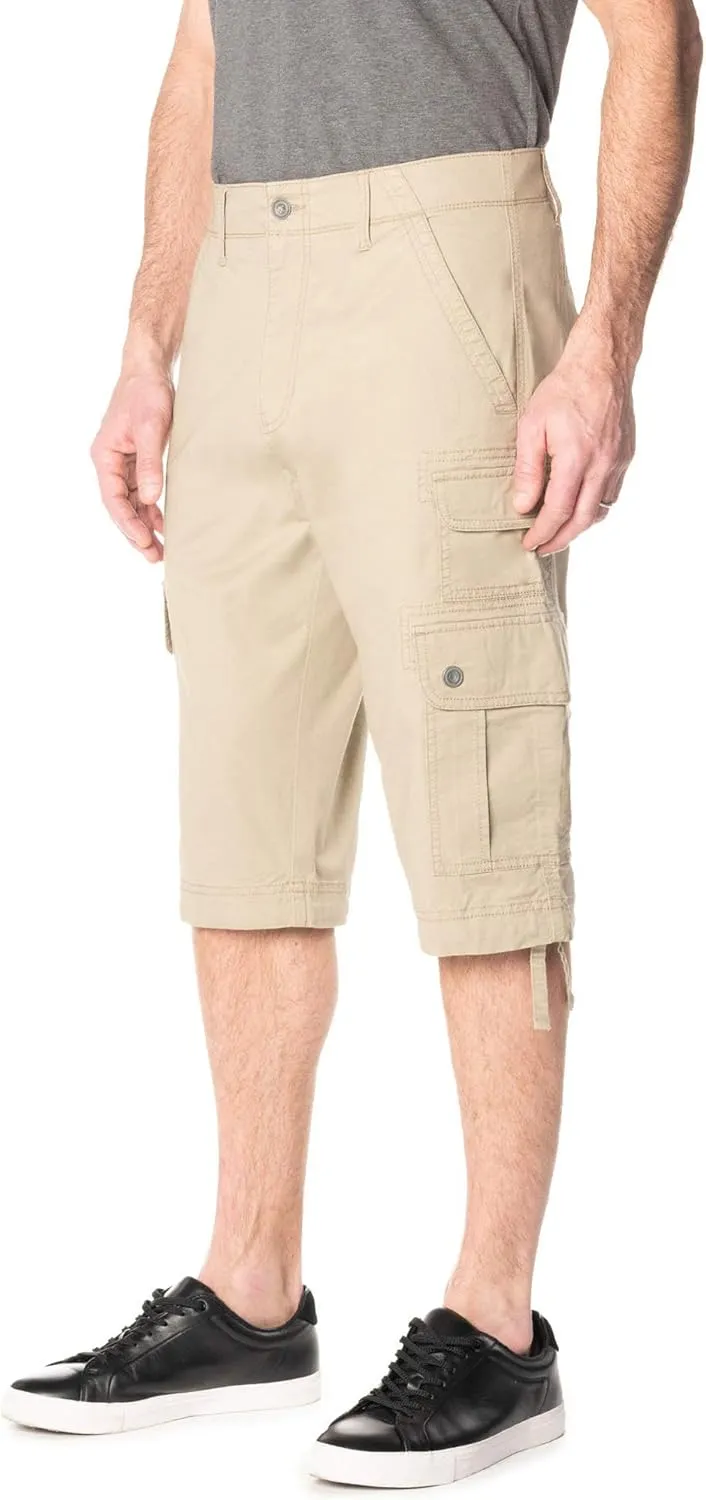 Men's Below The Knee Messenger Cargo Shorts